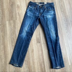 AG MENS TAILORED LEG 31 x 29 DENIM W BLEACH